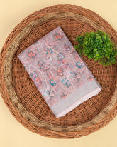 SC3947 - Linen Digital Print With Embroidery All Over Body